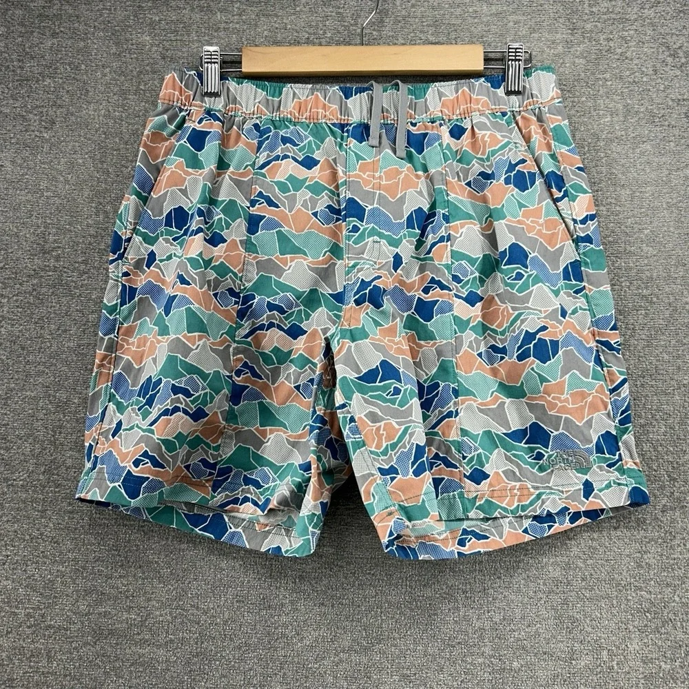 The North Face Swim Trunks Men Size Medium Geometric Beach Summer